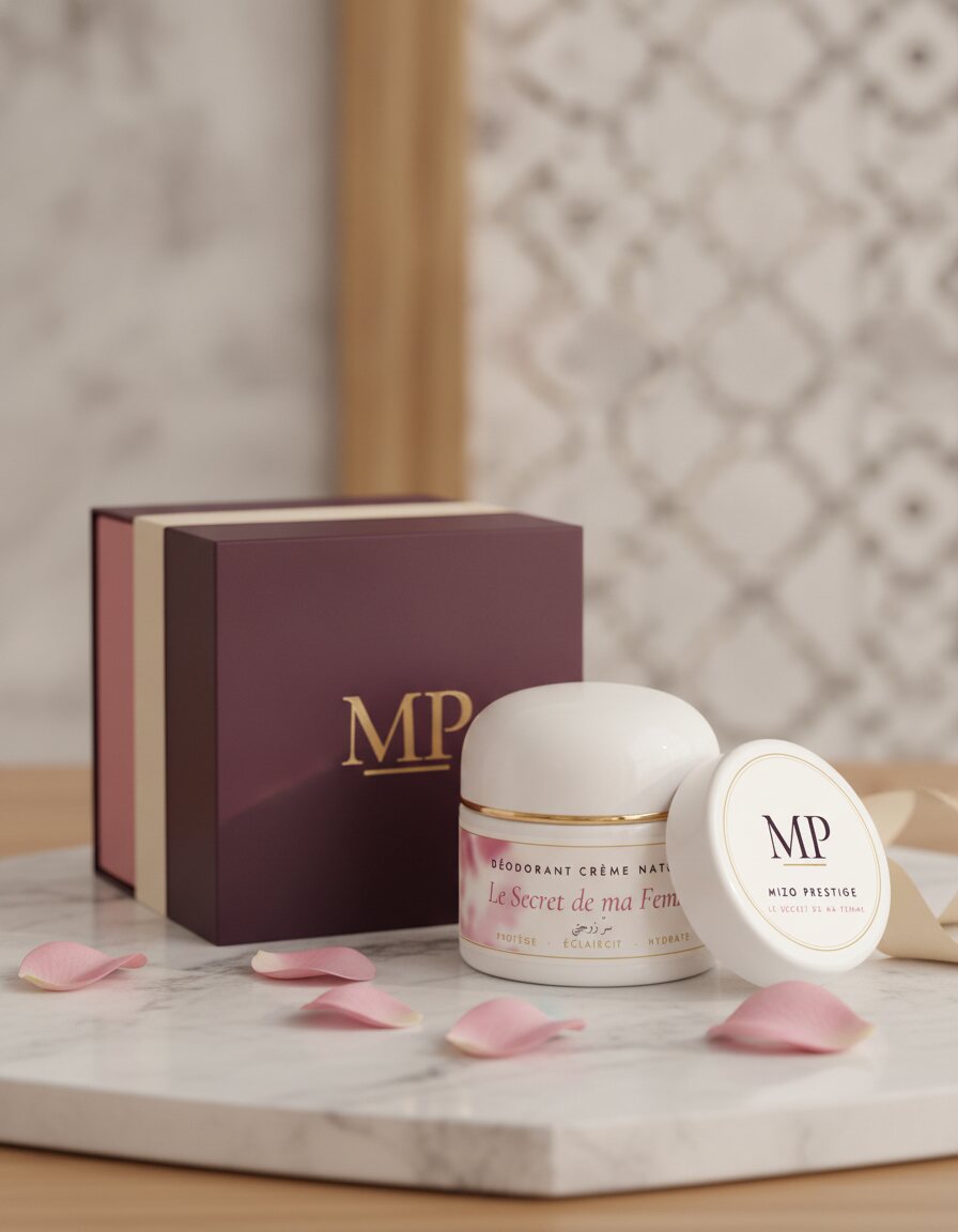 Coffret cadeau prune avec le pot Le Secret de ma Femme